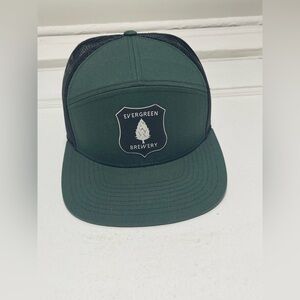 Evergreen Brewery Green Trucker Hat